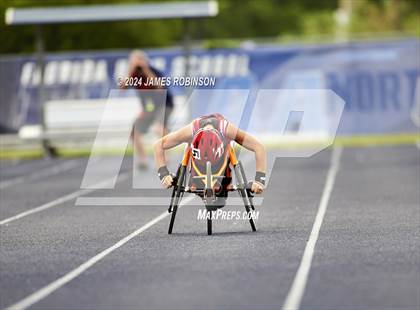 Thumbnail 1 in FHSAA 4A Finals (400M Wheelchair) photogallery.