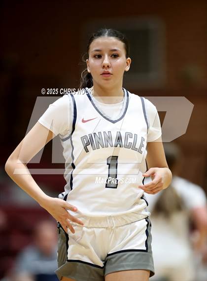 Thumbnail 2 in Paradise Honors vs. Pinnacle (Salpointe Cactus Clash) photogallery.