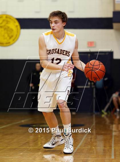 Thumbnail 2 in Farrell vs. Elk County Catholic (PIAA Class A Second Round) photogallery.