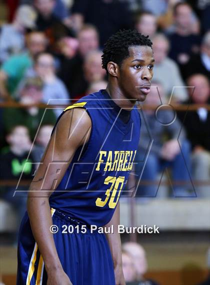 Thumbnail 1 in Farrell vs. Elk County Catholic (PIAA Class A Second Round) photogallery.