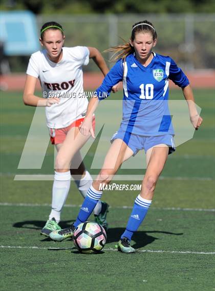 Thumbnail 2 in Eastlake vs. Troy (North Orange County Classic) photogallery.