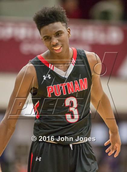 Thumbnail 3 in Commonwealth Academy vs Putnam Vo-Tech/Sci-Tech (Spalding Hoophall Classic) photogallery.