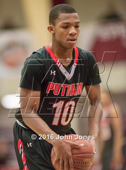 Thumbnail 1 in Commonwealth Academy vs Putnam Vo-Tech/Sci-Tech (Spalding Hoophall Classic) photogallery.