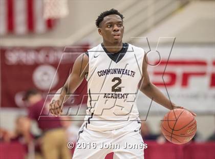 Thumbnail 2 in Commonwealth Academy vs Putnam Vo-Tech/Sci-Tech (Spalding Hoophall Classic) photogallery.