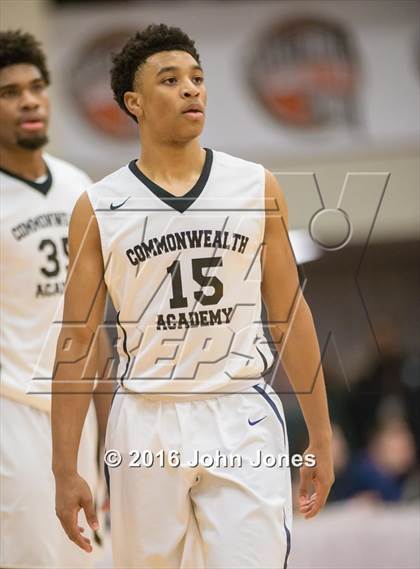 Thumbnail 2 in Commonwealth Academy vs Putnam Vo-Tech/Sci-Tech (Spalding Hoophall Classic) photogallery.