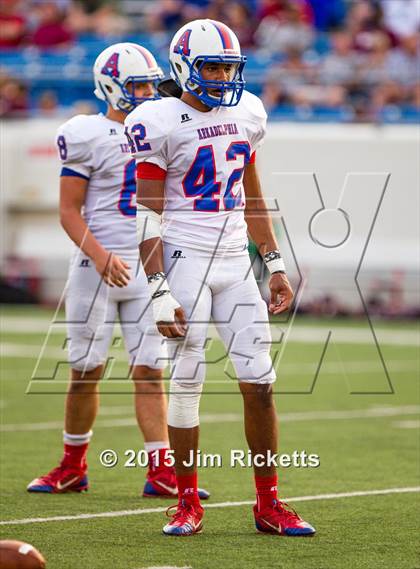 Thumbnail 1 in Arkadelphia vs Stuttgart (103.7/1st Security Classic) photogallery.