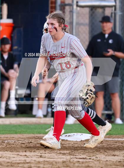 Thumbnail 2 in Marcus vs. Guyer (UIL 6A Softball REGIONAL QUARTER FINAL) photogallery.