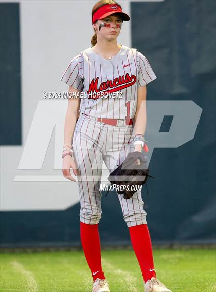 Thumbnail 2 in Marcus vs. Guyer (UIL 6A Softball REGIONAL QUARTER FINAL) photogallery.