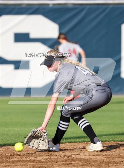 Thumbnail 2 in Marcus vs. Guyer (UIL 6A Softball REGIONAL QUARTER FINAL) photogallery.