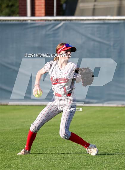 Thumbnail 3 in Marcus vs. Guyer (UIL 6A Softball REGIONAL QUARTER FINAL) photogallery.