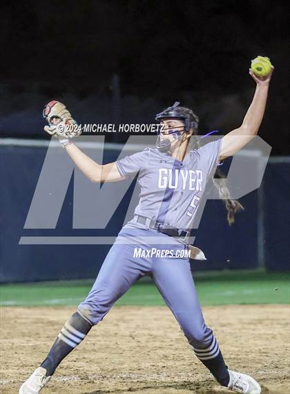 Thumbnail 3 in Marcus vs. Guyer (UIL 6A Softball REGIONAL QUARTER FINAL) photogallery.