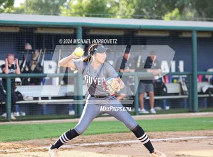 Thumbnail 2 in Marcus vs. Guyer (UIL 6A Softball REGIONAL QUARTER FINAL) photogallery.