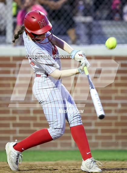 Thumbnail 3 in Marcus vs. Guyer (UIL 6A Softball REGIONAL QUARTER FINAL) photogallery.