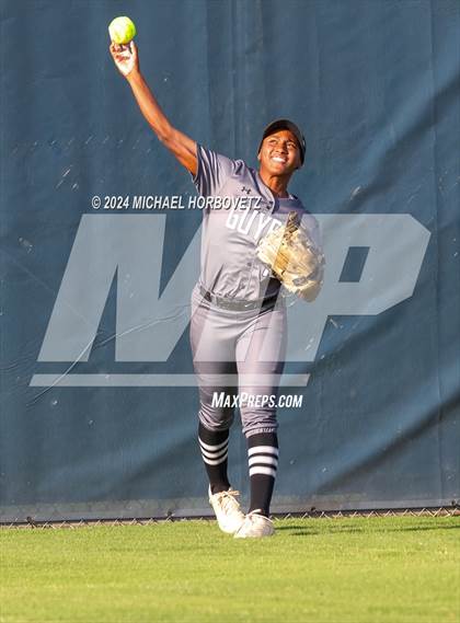 Thumbnail 3 in Marcus vs. Guyer (UIL 6A Softball REGIONAL QUARTER FINAL) photogallery.