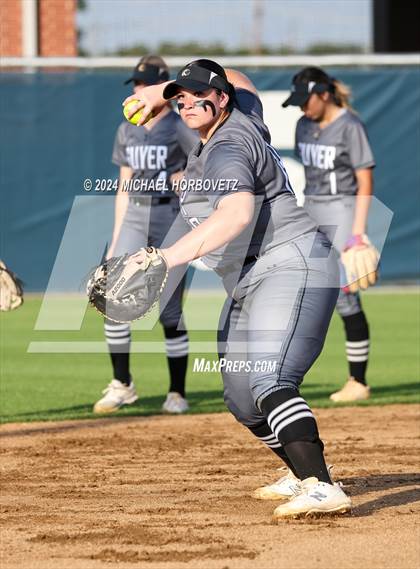 Thumbnail 3 in Marcus vs. Guyer (UIL 6A Softball REGIONAL QUARTER FINAL) photogallery.