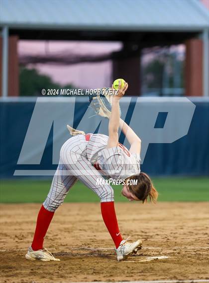 Thumbnail 1 in Marcus vs. Guyer (UIL 6A Softball REGIONAL QUARTER FINAL) photogallery.