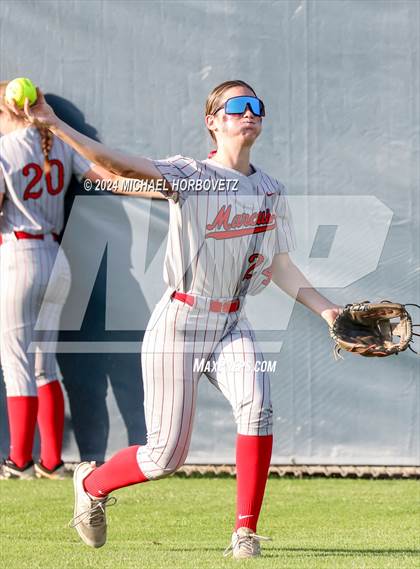 Thumbnail 2 in Marcus vs. Guyer (UIL 6A Softball REGIONAL QUARTER FINAL) photogallery.