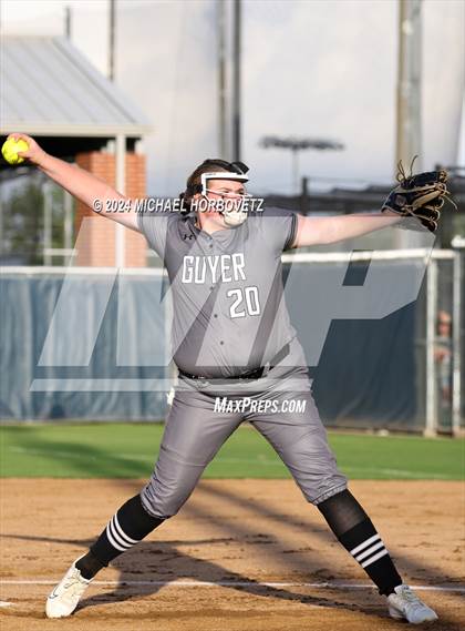Thumbnail 2 in Marcus vs. Guyer (UIL 6A Softball REGIONAL QUARTER FINAL) photogallery.