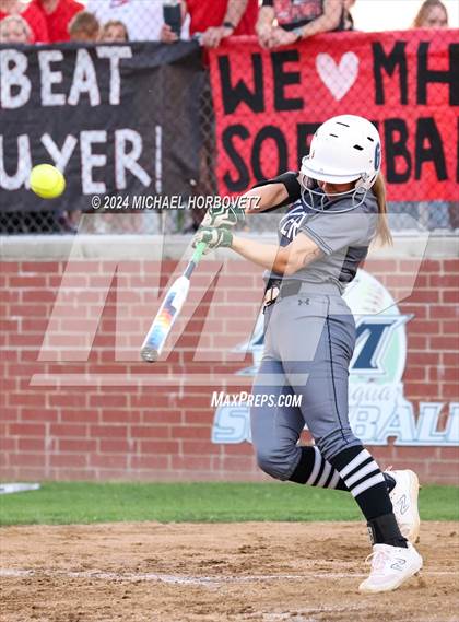 Thumbnail 3 in Marcus vs. Guyer (UIL 6A Softball REGIONAL QUARTER FINAL) photogallery.