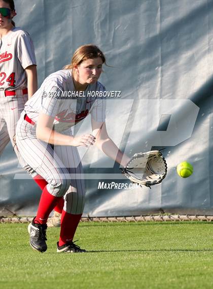 Thumbnail 2 in Marcus vs. Guyer (UIL 6A Softball REGIONAL QUARTER FINAL) photogallery.