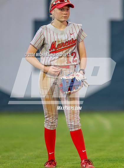 Thumbnail 3 in Marcus vs. Guyer (UIL 6A Softball REGIONAL QUARTER FINAL) photogallery.