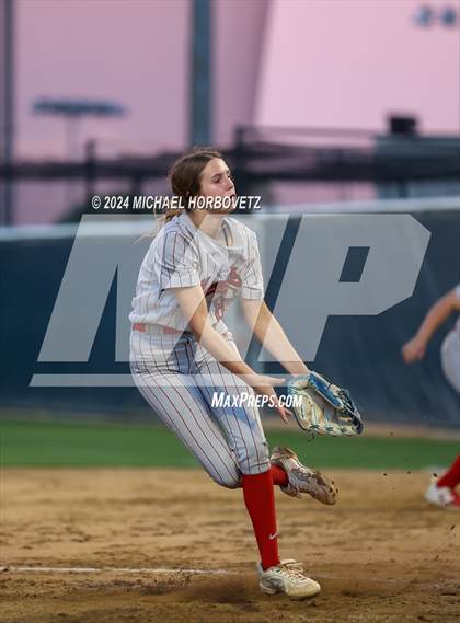 Thumbnail 1 in Marcus vs. Guyer (UIL 6A Softball REGIONAL QUARTER FINAL) photogallery.