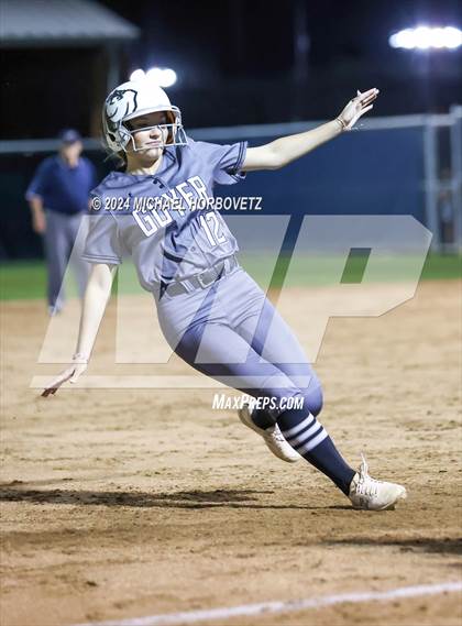Thumbnail 2 in Marcus vs. Guyer (UIL 6A Softball REGIONAL QUARTER FINAL) photogallery.