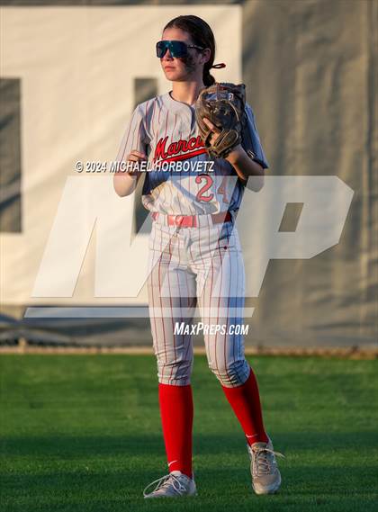 Thumbnail 2 in Marcus vs. Guyer (UIL 6A Softball REGIONAL QUARTER FINAL) photogallery.