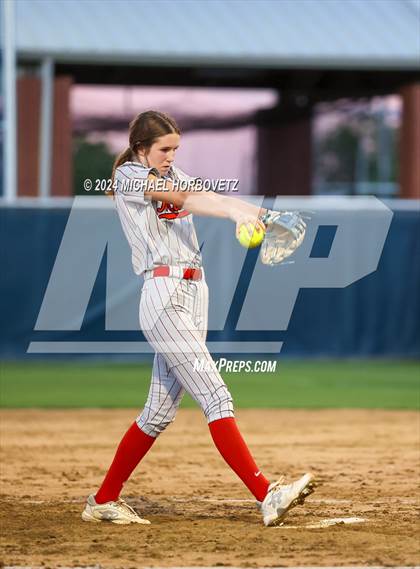 Thumbnail 3 in Marcus vs. Guyer (UIL 6A Softball REGIONAL QUARTER FINAL) photogallery.