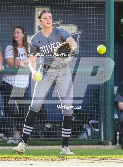 Thumbnail 3 in Marcus vs. Guyer (UIL 6A Softball REGIONAL QUARTER FINAL) photogallery.