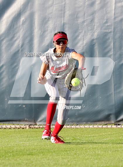Thumbnail 3 in Marcus vs. Guyer (UIL 6A Softball REGIONAL QUARTER FINAL) photogallery.