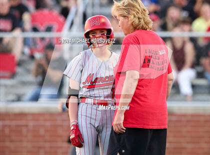 Thumbnail 2 in Marcus vs. Guyer (UIL 6A Softball REGIONAL QUARTER FINAL) photogallery.