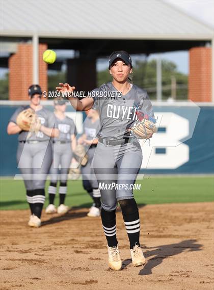 Thumbnail 2 in Marcus vs. Guyer (UIL 6A Softball REGIONAL QUARTER FINAL) photogallery.