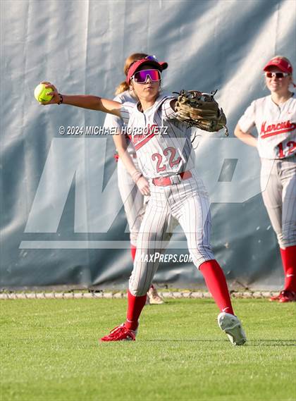 Thumbnail 1 in Marcus vs. Guyer (UIL 6A Softball REGIONAL QUARTER FINAL) photogallery.