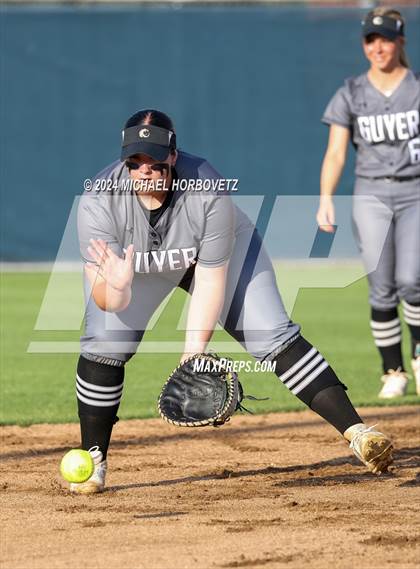 Thumbnail 2 in Marcus vs. Guyer (UIL 6A Softball REGIONAL QUARTER FINAL) photogallery.