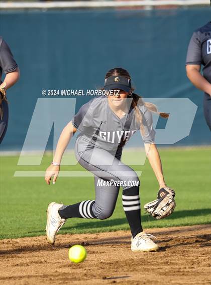 Thumbnail 3 in Marcus vs. Guyer (UIL 6A Softball REGIONAL QUARTER FINAL) photogallery.