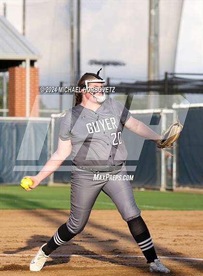 Thumbnail 3 in Marcus vs. Guyer (UIL 6A Softball REGIONAL QUARTER FINAL) photogallery.