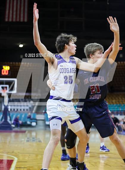 Thumbnail 2 in Resurrection Christian vs. The Classical Academy (CHSAA 4A Great 8) photogallery.