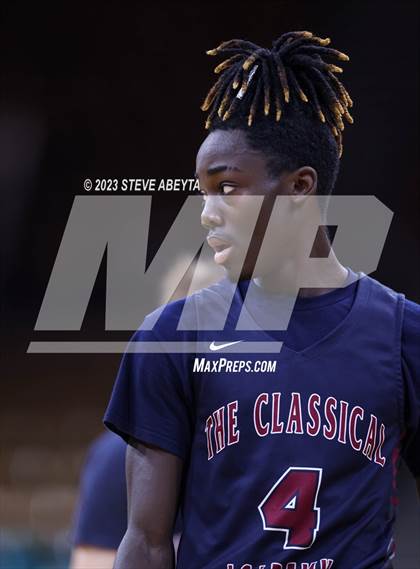 Thumbnail 2 in Resurrection Christian vs. The Classical Academy (CHSAA 4A Great 8) photogallery.