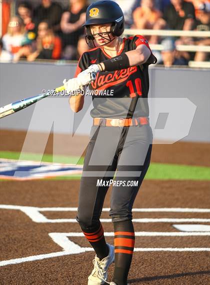 Thumbnail 3 in Sachse vs. Rockwall (UIL 6A Softball Bi-District) photogallery.