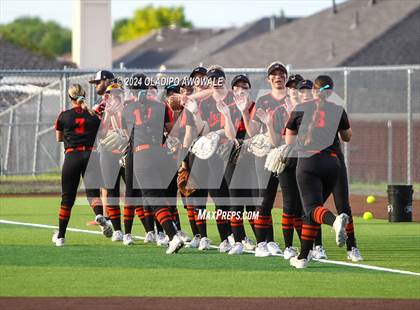 Thumbnail 3 in Sachse vs. Rockwall (UIL 6A Softball Bi-District) photogallery.