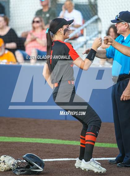 Thumbnail 1 in Sachse vs. Rockwall (UIL 6A Softball Bi-District) photogallery.