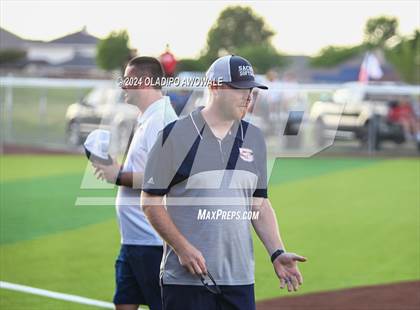 Thumbnail 3 in Sachse vs. Rockwall (UIL 6A Softball Bi-District) photogallery.