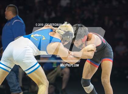 Thumbnail 1 in CIF State Boys Wrestling Championships (Finals; 106lbs - 145llbs) photogallery.