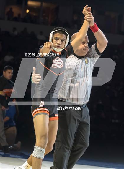 Thumbnail 1 in CIF State Boys Wrestling Championships (Finals; 106lbs - 145llbs) photogallery.