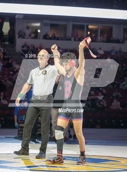 Thumbnail 2 in CIF State Boys Wrestling Championships (Finals; 106lbs - 145llbs) photogallery.