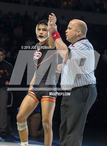 Thumbnail 3 in CIF State Boys Wrestling Championships (Finals; 106lbs - 145llbs) photogallery.