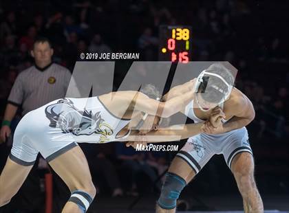 Thumbnail 3 in CIF State Boys Wrestling Championships (Finals; 106lbs - 145llbs) photogallery.