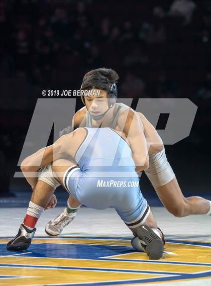 Thumbnail 1 in CIF State Boys Wrestling Championships (Finals; 106lbs - 145llbs) photogallery.