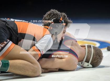 Thumbnail 1 in CIF State Boys Wrestling Championships (Finals; 106lbs - 145llbs) photogallery.